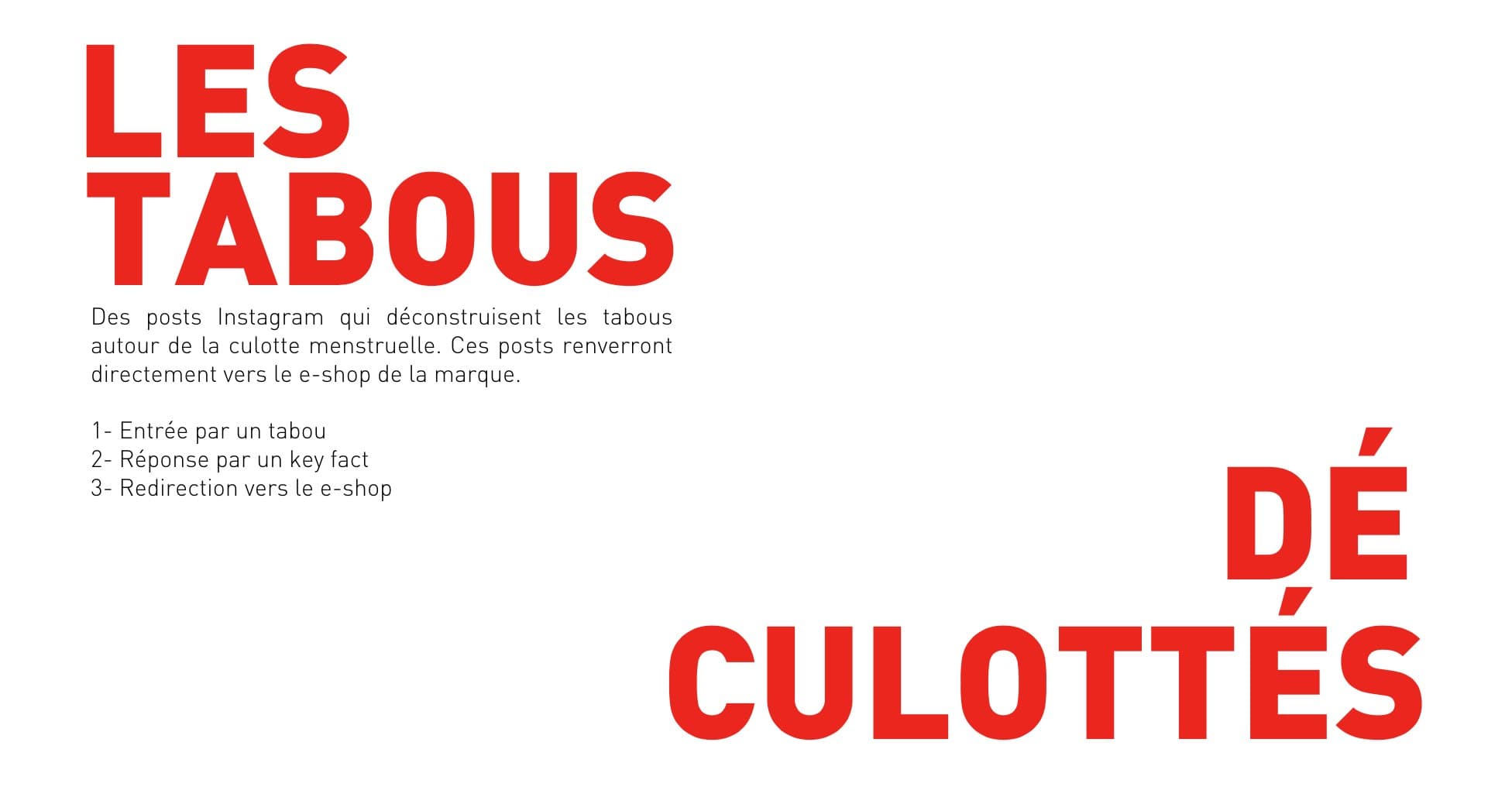 Les tabous déculottés