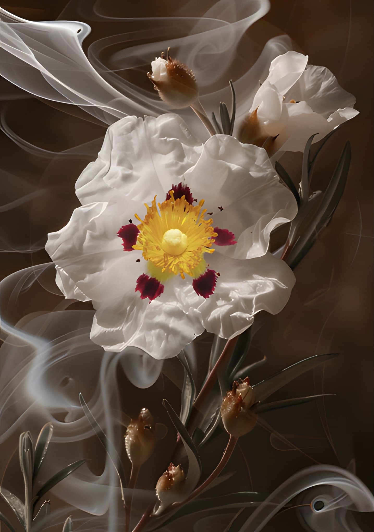 Fleur blanche et fumée, Après l'amour