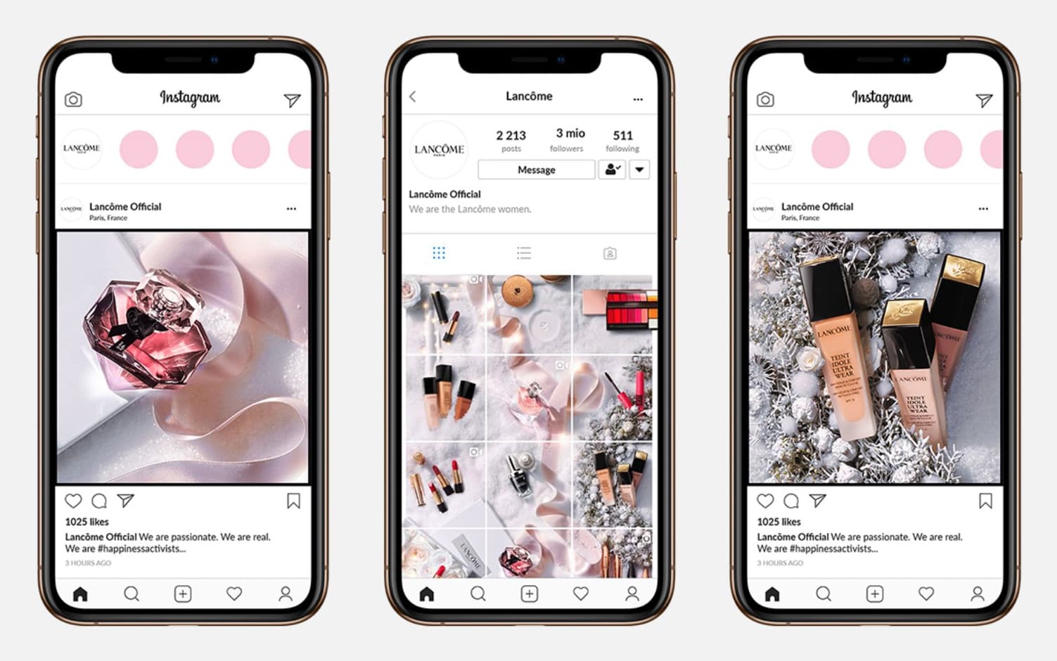 Grille Instagram Lancôme
