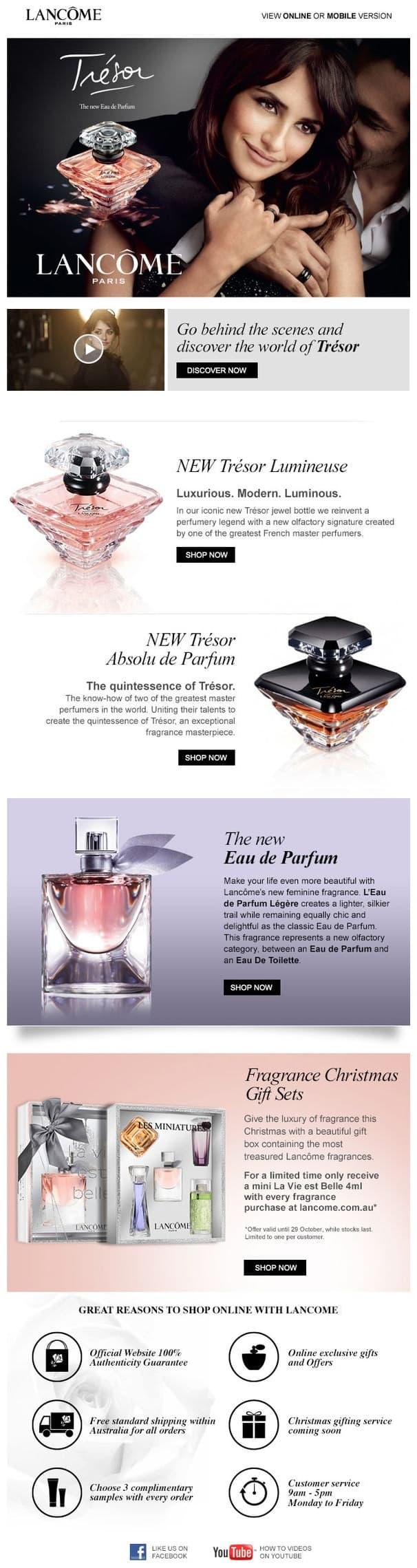 Newsletter Lancôme